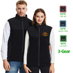 LinkMejor HZ-13 13 Areas Heating Vest Zipper Adjustable Size 3-Gears Heated Jackets  USB Electric Thermal Clothing Winter Warm Vest Outdoor Heat Coat Clothing