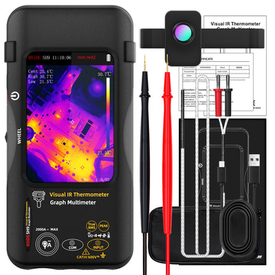 Upgrade BSIDE SH9 SH9A Visual Thermal Imager Multimeter With macro lens ISR 320 × 428 Pixels Thermal Imaging Camera 3.98-inch TFT touchscreen Rechargeable Battery