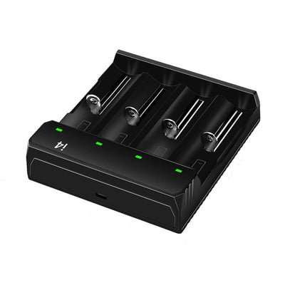 [USA Direct] I4 4-Slot with USB Type-C Port Universal Rechargeable Battery Charger Intellegent Charger for Flashlight RC Toys Home Tools Battery Charger For Li-ion 18650 21700 26650 AA AAA Batteries Cell