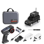 LinkMejor 6406 6406-C 1/64 2.4G FPV RC Car SUV Wifi Camera Photos Videos VR App Control Built In Gyro Drift Desktop Micro 3 Speed On-Road Mini Full Proportional Vehicles Models Toys