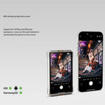 Magnetic Selfie Monitor Screen for Smartphone Rear Camera High-Resolution Display Wireless Connection Portable Design 3.97 Inches for iOS Phone Android