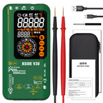 LinkMejor V30 Digital Multimeter Infrared Thermometer Measures AC/DC Voltage Current Resistance Capacitance Frequency Dual Power Options Flashlight V~Alert 4:1 Object Distance Ratio