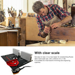 Aluminum Alloy X8 Router Table Insert Plate Woodworking Milling Flip Board Miter Gauge Trimming Engraving Machine