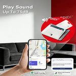 LinkMejor BLE 5.4 Smart Card Tracker Dual System Anti-Lost Locator Long Battery Wireless Charging Bluetooth Find My Locator Suitable for Apple Search App
