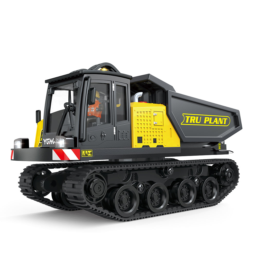 LinkMejor T14R Panther 1/50 RTR Electric RC Crawler Dump Car Truck LED Lights 360° Rotation