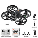 LinkMejor YL18 WiFi FPV with 4.3inch LCD Screen Controller HD Dual Camera Electrically Adjustable Optical Flow Hover Circle Protection LED Brushless 2.4G 4CH 6-Axis Remote Control Toys RC Drone Quadcopter RTF