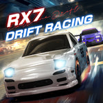 LinkMejor 8608 8609 RTR 1/24 2.4G 4WD RX7 Drift RC Car High-Speed Remote Control Mini Race LED Light On-Road Racing Vehicle Model Boys Gifts Toys