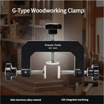 LinkMejor TOOLS 3-Way Face Clamp Edge Clamp G Clamp Woodworking Clamp for Cabinet Carcass & Edging Shelves