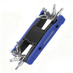LinkMejor Bike Multi Mini Folding Repair Tool Portable Chain Splitter Cutter HexSpoke Wrench Screwdriver Multitool Portable Tire Repair Tool