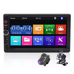 7018B Car Radio 7 Inch 2Din FM Modulator Stereo Receiver Support RearView Camera Audio Player Bluetooth Mirror Link MP5
