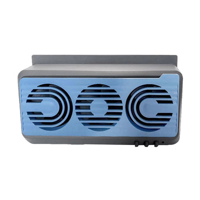 FL-998 Solar Car Fan Triple-Fan Exhaust Ventilator Suction and Blow Promoting Air Circulation 180 Degree Wind Auto Air Cooling System