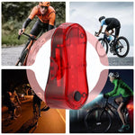 LinkMejor High Brightness Mini Bicycle Taillight 150mAH USB Charging Waterproof 3 Modes Bike Rear Light for Night Riding Safety Warning