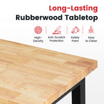 LinkMejor 48 inch Worktable Workbench with Power Outlet 2000 lbs Load Capacity Garage Table Desk Adjustable Height Work Bench for Garage/Wood Shop/Office/Home
