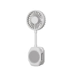 Tevorex 1800mAh Portable Mini Magnetic Phone Fan 4 Speeds Adjustable 360° Bendable TEC Cooling Plate High-Efficiency USB Rechargeable 2-In-1 Handheld Cooling Fan for Indoor Outdoor
