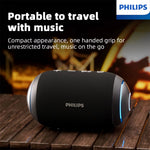 PHILIPSTAS3209 IPX7 Waterproof Speaker Portable bluetooth 5.3 Speaker 57mm Large-sized Speaker Shocking Bass RGB Lighting TWS Hands-free Call Support AUX TF Card Playback Outdoors Speakers
