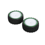 2PCS JIUSI WB12 PRO 1/12 RC Car Parts Front Rear Tires Wheel Rims Pre-Glued Vehicles Models Spare Accessories RC14109 RC14112