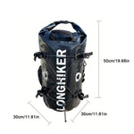 Xmund 30L IPX7 Waterproof Backpack Dry Bag Roll Top Floating for Kayaking Hiking Fishing Paddleboarding Motorcycle Travel Sports Gear