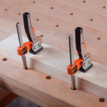 PonyJorgensen Quick Ratcheting MFT Bench Dog Clamp Track Saw Guide Rail Clamp 181kg Clamping Force for Makita Protool Metabo Festool DeWalt Guide Rail