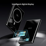 LinkMejor KL-YD89 20W 38.7Wh 10000mAh Qi2 Magnetic Wireless Power Bank with Smart Digital Display External Battery Power Supply with 1 Input & 2 Outputs Fast Charging for iPhone 17 17Pro Max 16 15 14 for Huawei Mate Xts for Xiaomi 17pro for OPPO