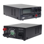 PS30SWIV Power Supply 13.8V / 9-15V DC 30A  Adjustable Voltage Output Low Noise LCD Display Dual voltage output High Power Linear Power Supply for Automotive and Communication Systems