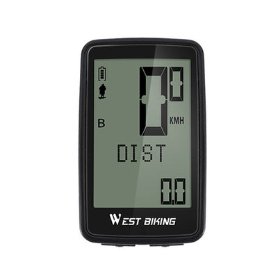 WEST BIKING 5 Languages Bike Computer 21 Functions Touch Screen USB Charging Waterproof Wireless Bicycle Speedometer Odometer for MTB Road Cycling
