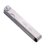 Stainless Steel Feeler Gauge Set 32 Blades Metric and Imperial 0.04mm to 0.88mm for Precise Calibration Thickness Measurement Tool Dual Marked