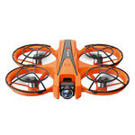LinkMejor YL05 WiFi FPV with 4.9inch LCD Screen Controller HD Dual Camera Electrically Adjustable Optical Flow Hover Circle Protection LED Brushless 2.4G 4CH 6-Axis Remote Control Toys RC Drone Quadcopter RTF
