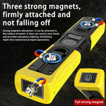 LinkMejor 8W 500LM COB LED Work Light 4000mAh USB Rechargeable Magnetic Waterproof Portable Floodlight & Spotlight
