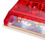 LinkMejor Side Marker Lights Indicator Lamps 24V 6500K White 2PCS for Truck Van Pickup Trailer