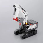 LinkMejor 9581 RTR 1/50 2.4G 28CH All Alloy RC Car Excavator 950  Lead Screw Remote Control Simulation Engineering Vehicles Electric Toys Models