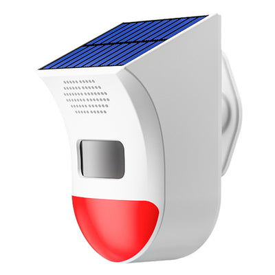BBQ02 WiFi Solar Powered Voice Announcer 120dB Blind Spot Alarm Waterproof Motion Sensor Alarm for Excavator Construction Vehicle Outdoor Security Warning Siren