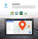 LinkMejor YH-D110-B 7 inch 2Din 360° Camera Android 12.0 Car Stereo Radio MP5 Player 2.5D IPS Screen 8 Core GPS DSP WIFI BT5.0
