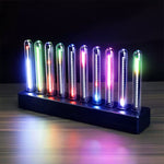 Music Sync Spectrum Light Bar 240 RGB LEDs 14 Color Modes 8 Visualizer Effects USB-C 5V 2A Sound Reactive Ambient Lighting Night Light Adjustable Brightness Desktop Gaming Decor