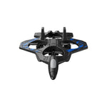 LinkMejor YL87 YL89 2.4G EPP Foam Glider Altitude Hold Headless Mode 360° Roll 4 Motors 4CH LED RC Drone Airplane Quadcopter Stunt Fighter RTF
