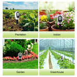 SGS10 Digital Moisture Meter High Accuracy Soil Humidity Sensor with Backlight and Scale for Garden Lawn Farm Orchard