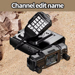 LinkMejor D500 Dual Band Mobile Radio 137-174MHz 400-470MHz 25W High Power 1052 Memory Channels LCD Screen Encryption Technology Secure Communication