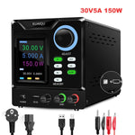 LinkMejor Programmable DC Power Supply Adjustable 305/3010/605/1203 with HD 4-Digit Color Display Precise Encoder Knobs USB Port Smart Cooling Fan
