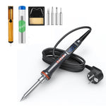 LinkMejor 927 Soldering Iron 200W LCD Digital Display 180-480°C Adjustable Temperature With 4 Tips And Stand