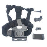 LinkMejor First-person View Bike Holder Sports Chest Shooting Camera Strap Live Outdoor Cycling Cell Adjustable Phone Clip Holder for Riding