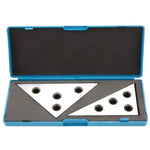2PCS Solid Angle Plates Set 30-60-90 & 45-45-90 Degrees Precision +/- 20 Seconds Machinist Tool High Quality Metal