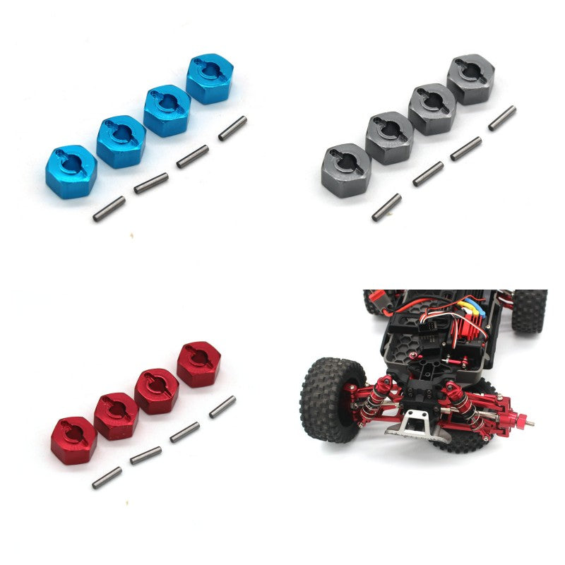 LinkMejor 16207 16208 16209 16210 H16 1/16 Rc Car Metal Upgrade Parts Hexagon Connector