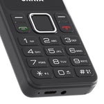 LinkMejor MS001 Mini 2G GSM 1.77-inch 4 SIM 4 Standby 1800mAh FM Big Button Real-time Information Reminder Type-C Mobile Phone with Flashlight
