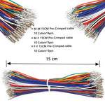 XH2.54MM Dupont Connector Kit Single Row Double Row Housing 2.54mm Pitch Wire Cable Male Female Pin Terminal Electrical Assembly Components