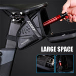LinkMejor TZ07 1L Lage Capacity PU Mountain Bike Clearing Bag Road Bike Rear Bag OligHard Shell Riding Equipment Accessories