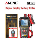 LinkMejor BT175 Car Battery Tester 12V 24V Lead Acid Battery Analyzer Digital Voltage Alternator Tester Accurate CCA Measurement Backlit Screen Automotive Battery Checker