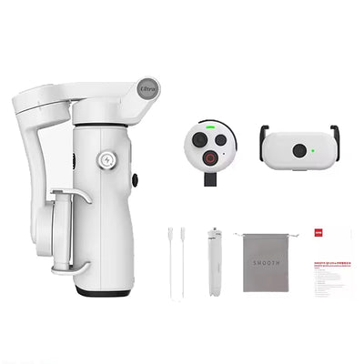 LinkMejor SMOOTH Q5 Ultra AI Tracking Smart Gimbal Wireless Remote Control Voice Commands Motion Sensing Gesture Control Built-in 215mm Extension Rod AI Mobile Gimbals