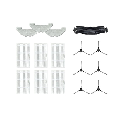 Proscenic Q20 Plus Robot Vacuum Cleaner Replacement Parts Kit HEPA Filters Side Brushes Roller Brush Mop Pads Accessories Set