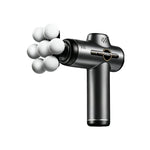 LinkMejor V1B 7-Head Professional Massage Gun with 9 Massage Heads & LCD Display 99 Speed Levels Adjustable Quiet Operation Portable Muscle Massager for Home Use