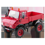 LinkMejor FCX24 RTR Mercedes for Benz 421 Unimog 1/24 2.4G 4WD RC Car Rock Crawler Two Speed Portal Axles Off-Road Climbing Truck LED Light Full Proportional Vehicles Models Toys