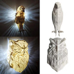 Eagle Owl Animal Projector Wall Lamp 3D Print Sconce Light Plastic Material Battery Operated Home Decor for Halloween Xmas